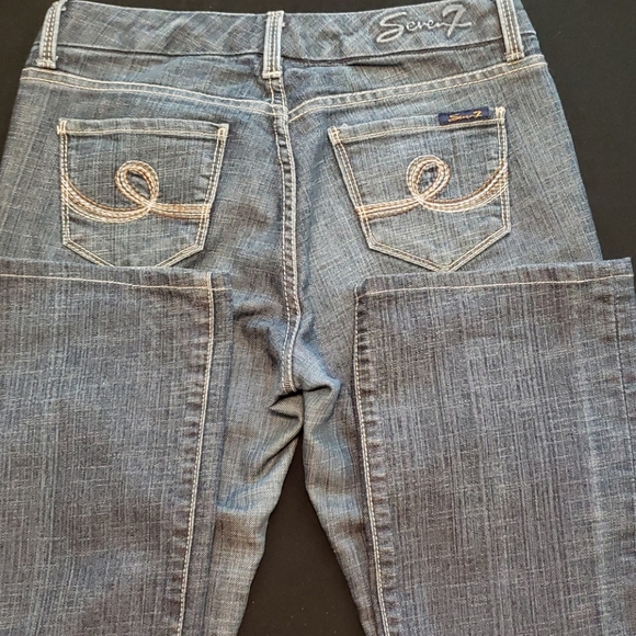 Seven7 Boot Cut Jeans, Sz 4 - Picture 4 of 9